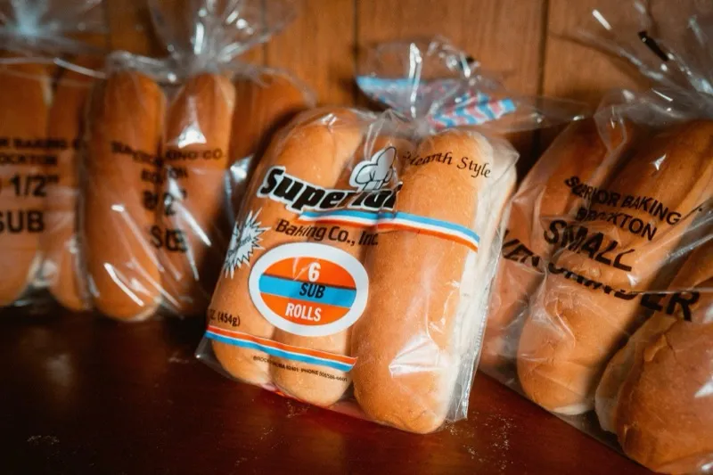 Bagged Superior sub rolls